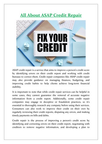 Albuquerque Credit Repair