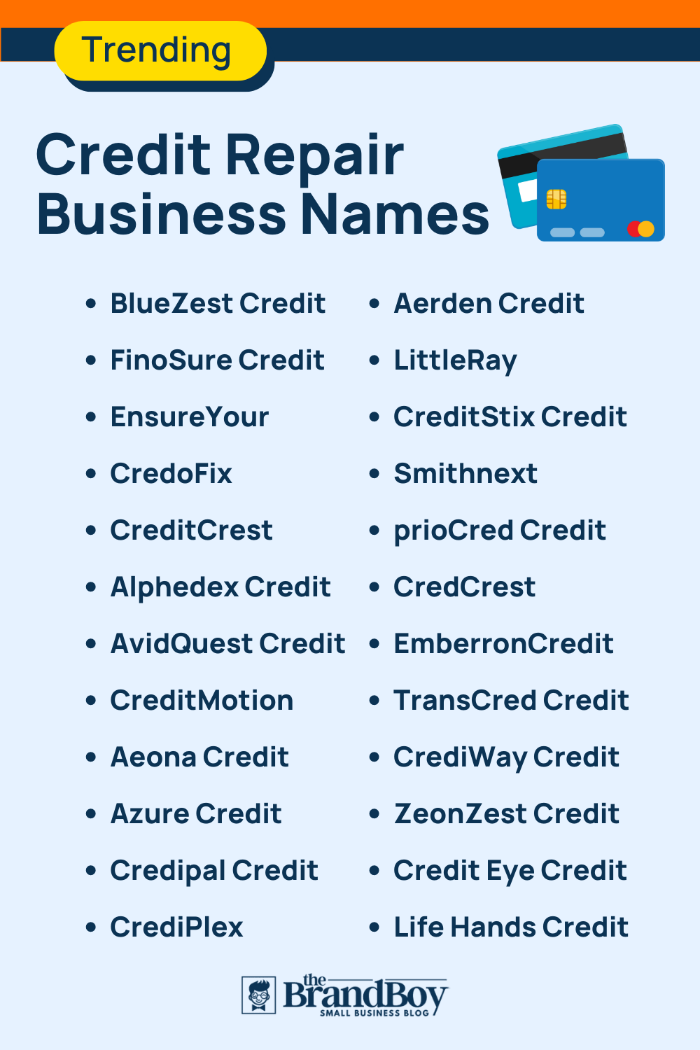 Credit Repair Business Names