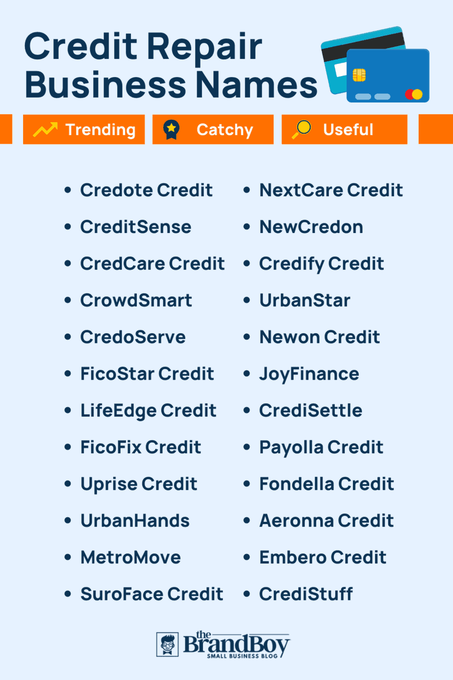 Credit Repair Business Names