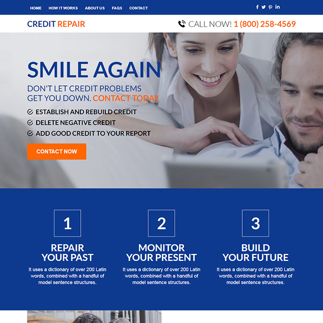 Credit Repair Website Template