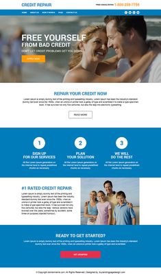 Credit Repair Website Templates