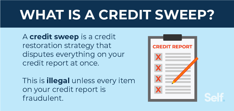 How To Do A Credit Sweep Yourself