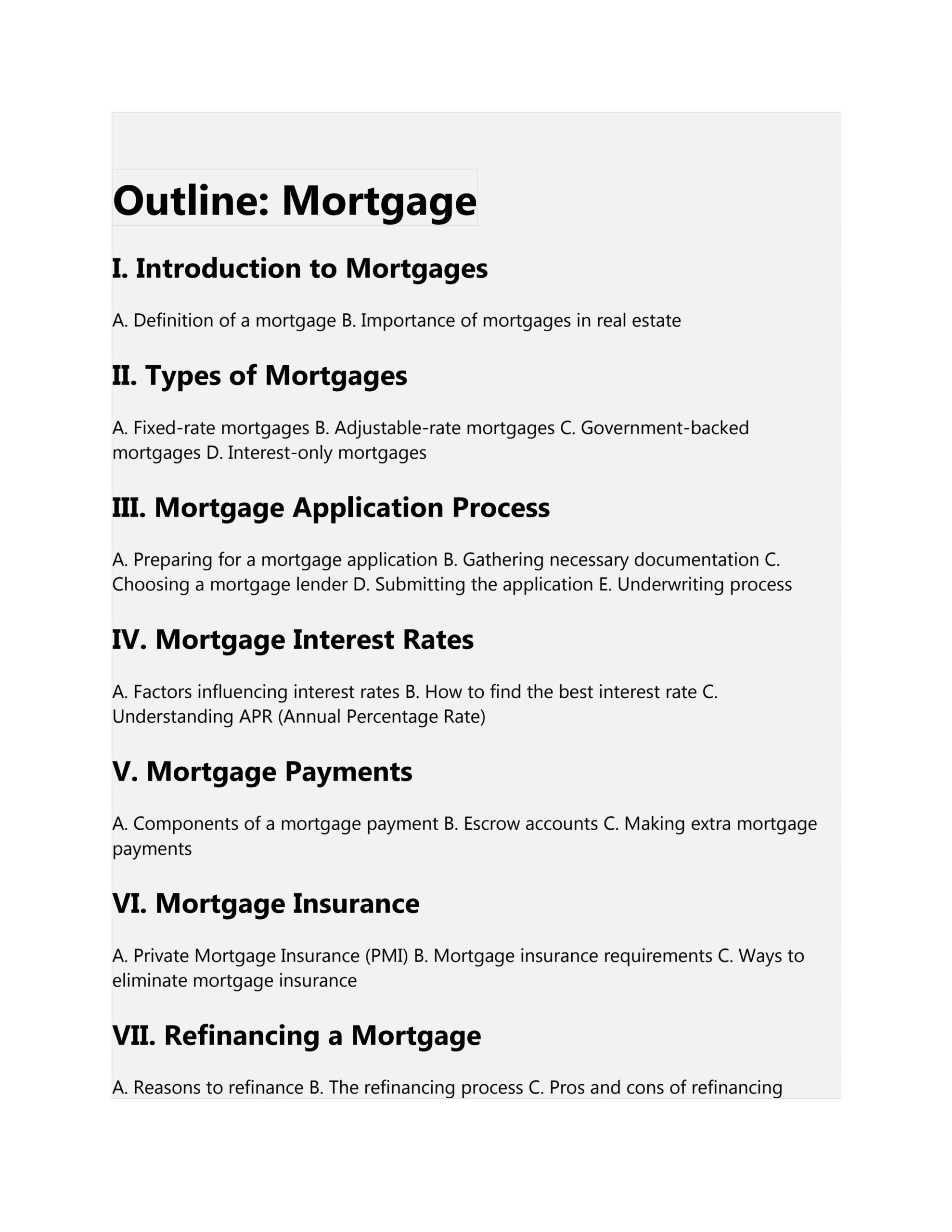 Understanding Different Types of Mortgages: A Comprehensive Guide