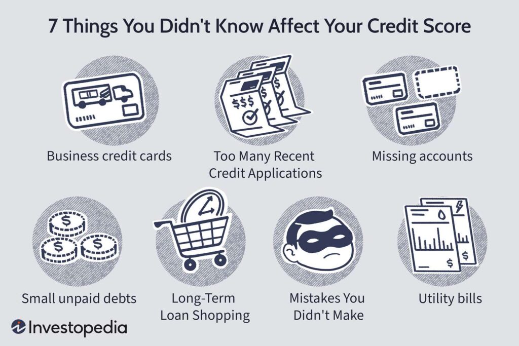 What Are The Most Common Factors That Negatively Affect My Credit Score?