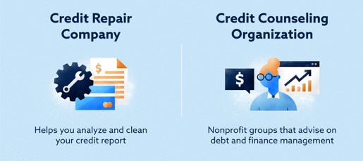 Can You Explain The Difference Between Credit Repair And Credit Counseling Services?