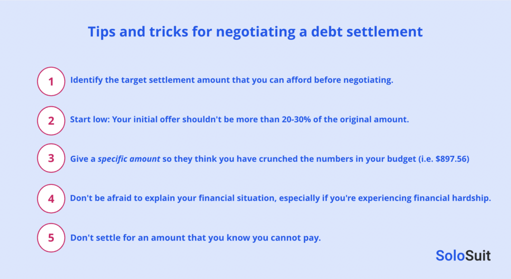 Can You Provide Tips For Negotiating With Creditors Or Collection Agencies To Settle Debts And Improve My Credit Standing?