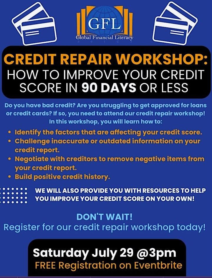 Credit Repair Workshops Or Seminars Fort Wayne